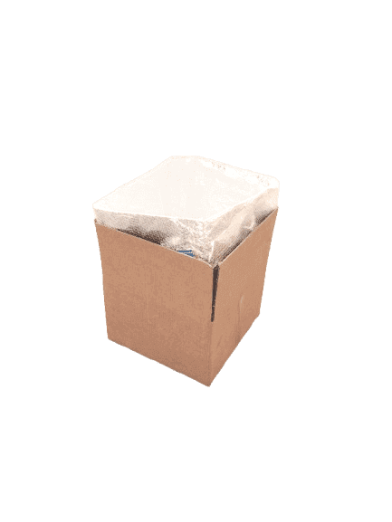 Thermodoos opvouwbaar - 400 x 400 x 250 mm + (4 Laags isolatiezak)